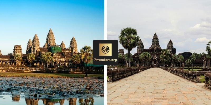 photos of the famous temple of Angkor Wat