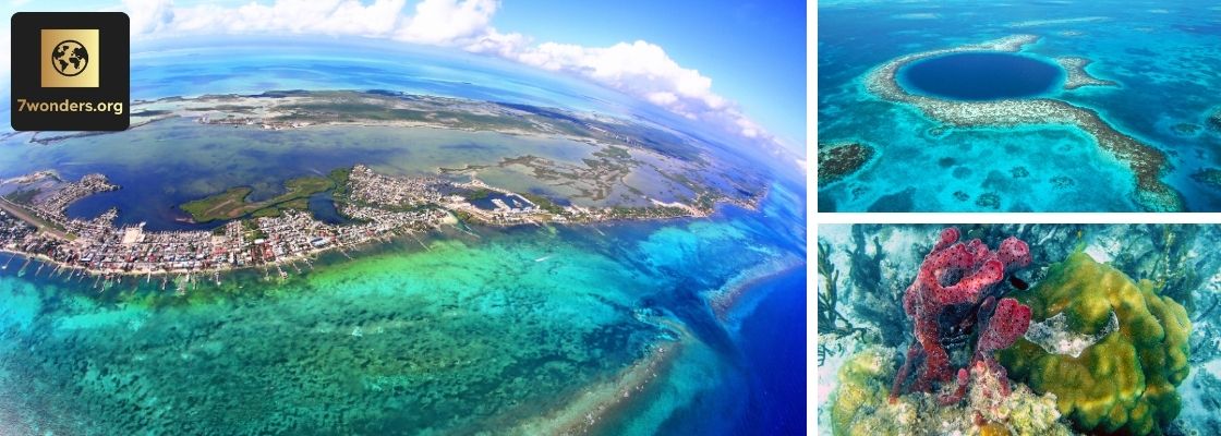 Belize Barrier Reef photo montage