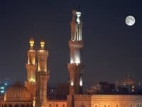 View of Cairo at night