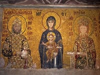 Mosaic into Hagia Sophia